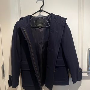 J. Crew Navy Toggle Coat